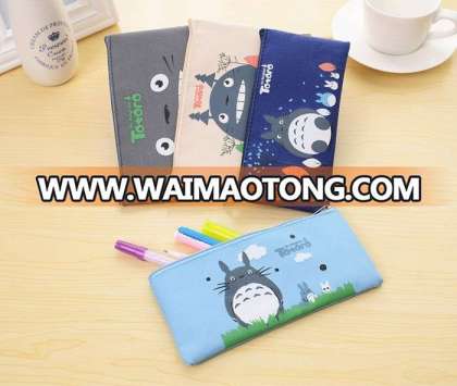 Wholesale bulk cheap promotional cute cool kids custom school pencil case